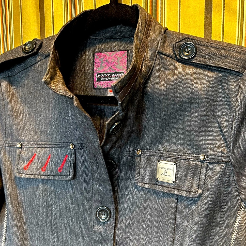COPY Point Zero denim corset jacket